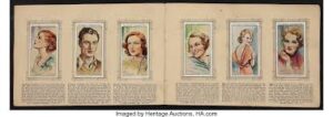 Cigarette cards and collectible stickers