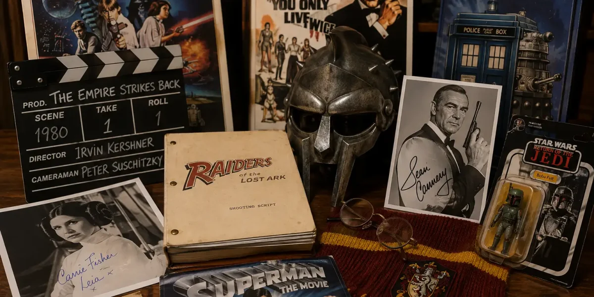Tips for Beginners Collecting Film & TV Memorabilia in the UK - Vintage collectables
