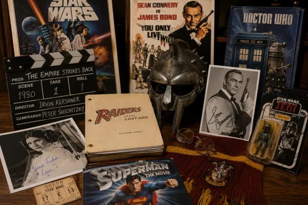 Tips for Beginners Collecting Film & TV Memorabilia in the UK - Vintage collectables